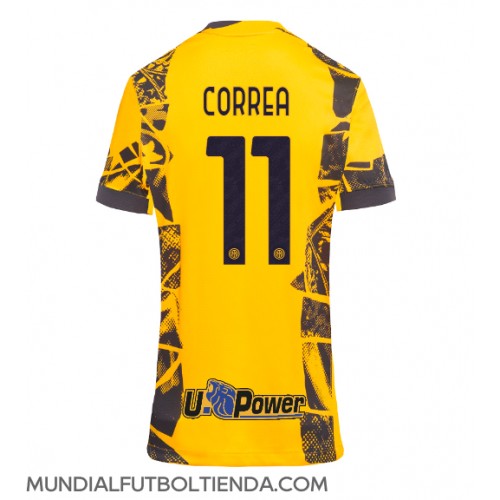 Camiseta Inter Milan Joaquin Correa #11 Tercera Equipación Replica 2024-25 para mujer mangas cortas